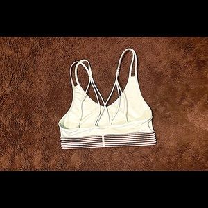 Calvin Klein mint green light support sports bra
